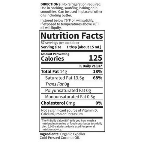 Garden of Life, Organic Extra Virgin Coconut Oil, 29 Oz