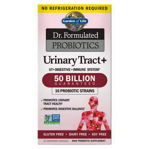 Garden of Life, Dr. Formulated Probiotics Urinary Tract Plus, 60 Caps