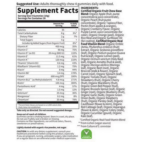 Garden of Life, Organics Prenatal Multi, Organic Berry 120 Chews Garden of Life