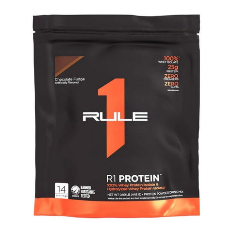 Rule 1, R1 Protein Isolate, Chocolate Fudge 1.06 lbs
