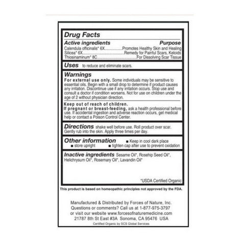 Forces of Nature, Scar Control Advanced, 4 ml