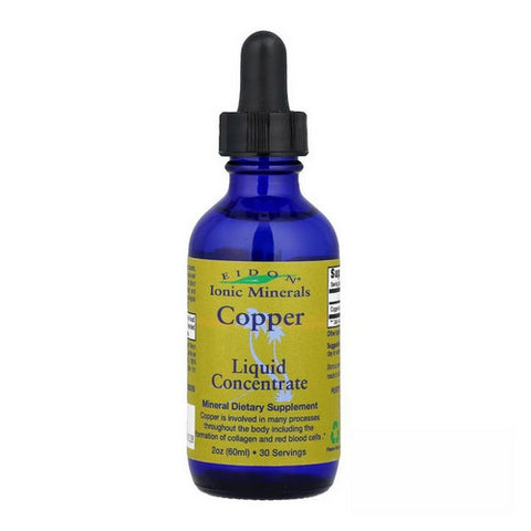Eidon Ionic Minerals, Copper Liquid Concentrate, 2 Oz