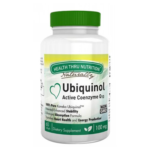 Health Thru Nutrition, Ubiquinol Coq10, 100 mg, 60 Softgel