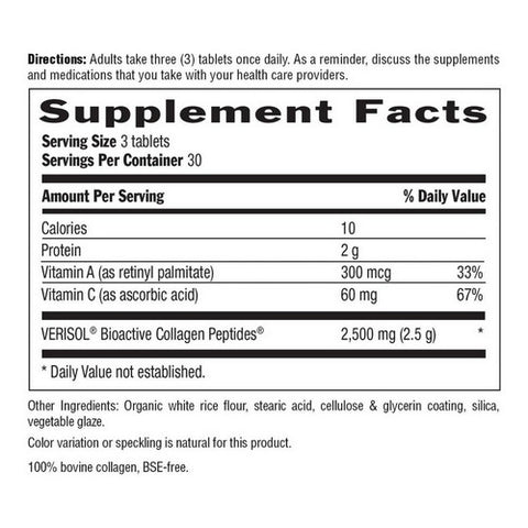 Country Life, Maxi Skin Collagen, 90 Tabs