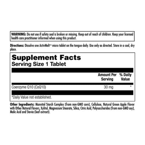 Kal, CoQ10 Green Apple, 90 Count