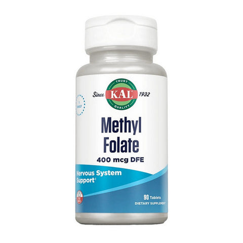 Kal, Methyl Folate Non GMO, 400 mcg, 90 Count