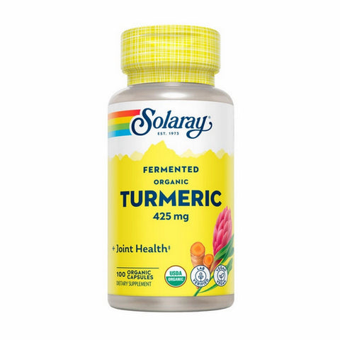 Solaray, Organically Grown Fermented Turmeric Root, 500 mg, 100 Veg Caps