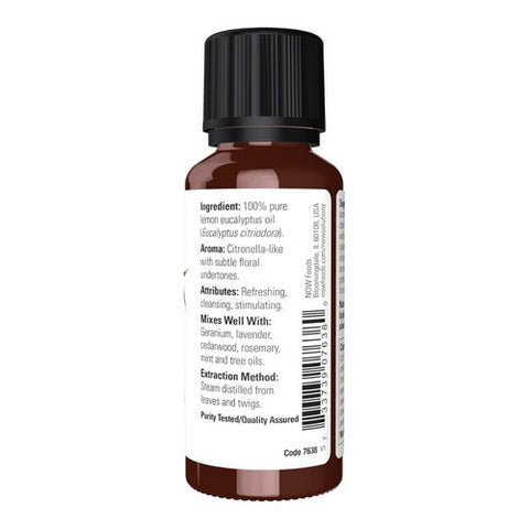 Now Foods, Lemon Eucalyptus (Citridora) oil, 1 Oz