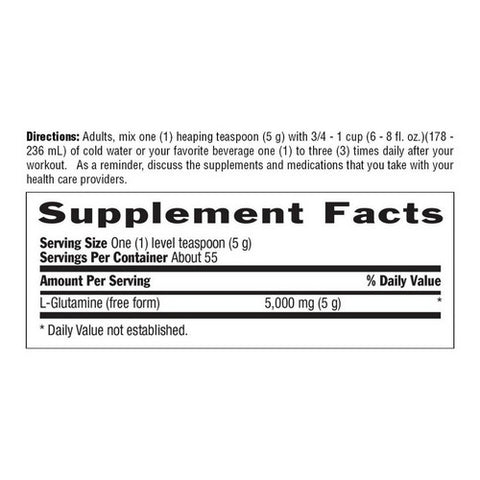 Country Life, Glutamine Pure Powder, 9.7 Oz