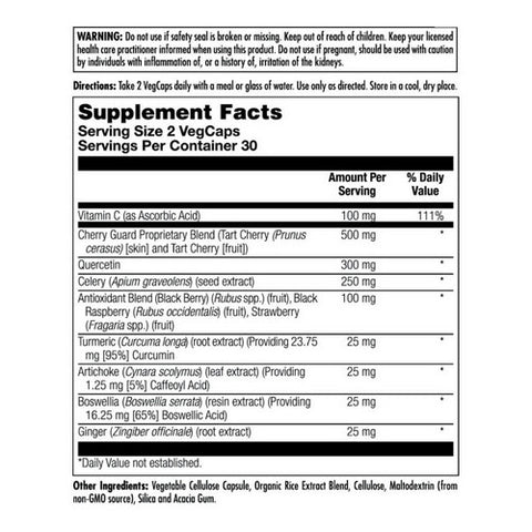 Kal, Uric Acid Flush, 60 Count