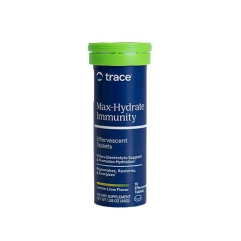Trace Minerals, Max-Hydrate Immunity Lemon Lime, 8 Tablets Trace Minerals