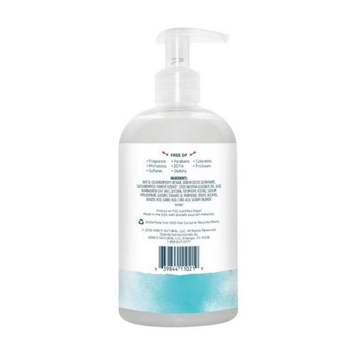 Kirk's Natural Products, Hydrating Hand Wash Fragrance Free, Fragrance Free 12 Oz