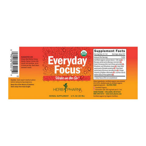 Herb Pharm, Everyday Focus, 1 Oz