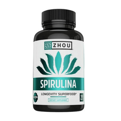 Zhou Nutrition, Spirulina, 180 Tabs