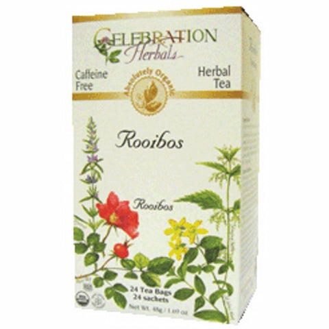 Celebration Herbals, Organic Rooibos Red Tea, 24 Bags