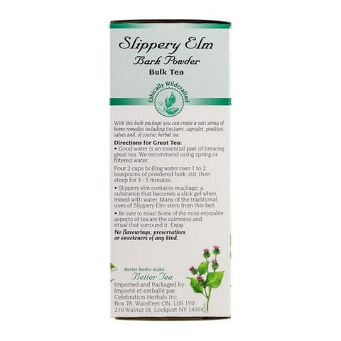 Celebration Herbals, Slippery Elm Bark Powder Tea, 65 grams