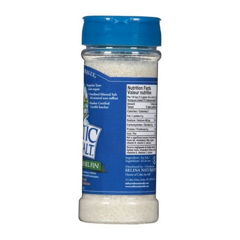 Celtic Sea Salt, Fine Ground Sea Salt Shaker, 8 Oz