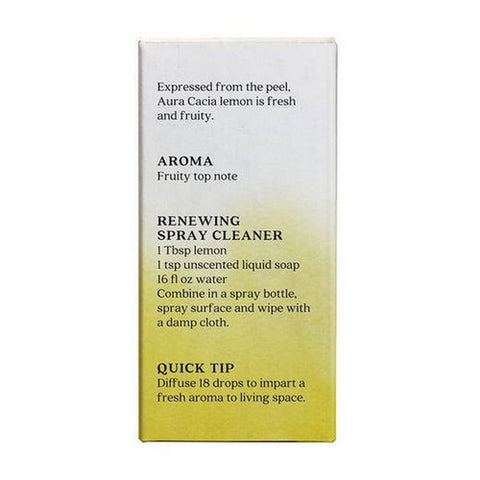 Aura Cacia, Lemon Essential Oil Boxed, Lemon 0.5 Oz