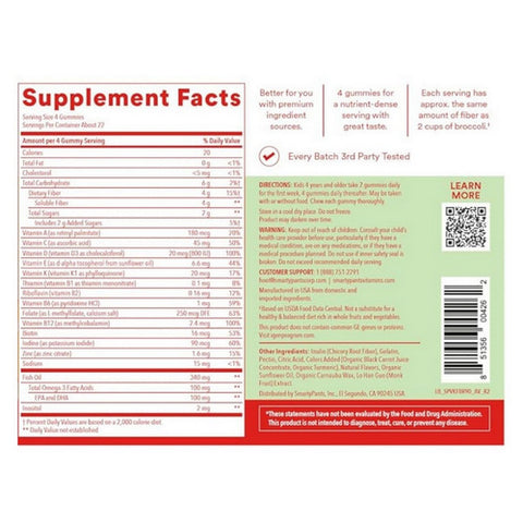 SmartyPants, Kids Complete & Fiber, 90 Count