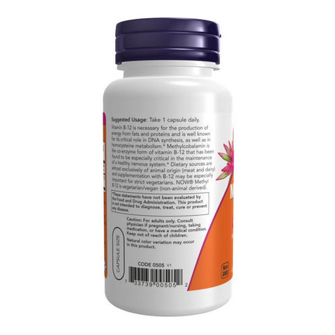 Now Foods, Methyl B-12, 5000 mcg, 90 Veg Caps