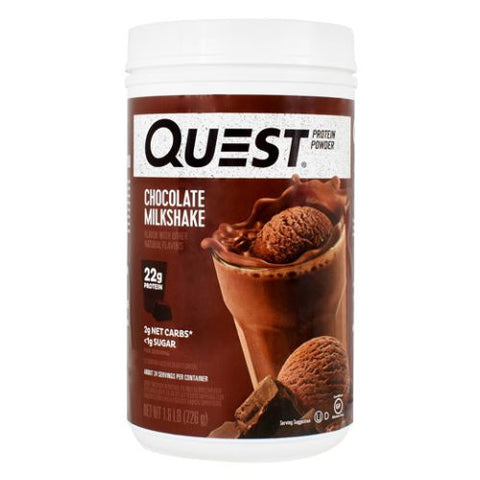 Quest Nutrition, Protein Powder, Chocolate Milkshake 1.6 lbs