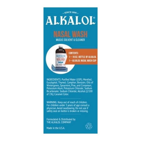 Alkalol, Nasal Wash, 16 Oz Alkalol