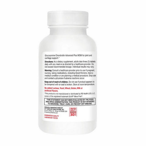 21st Century, Glucosamine Chondroitin Advanced, 120 Tabs