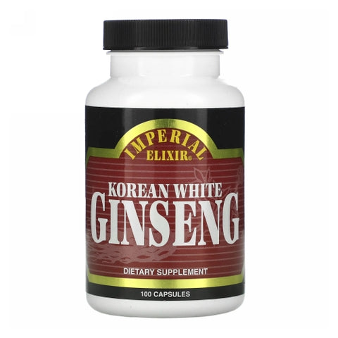 Imperial Elixir, Korean White Ginseng, 100 Caps