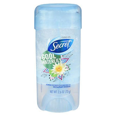 Secret Antiperspirant - Deodorant Clear Gel Cool Waterlily 2.6 Oz by Pepto-Bismol