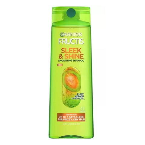 Garnier Fructis, Sleek & Shine Shampoo, 12.5 Oz