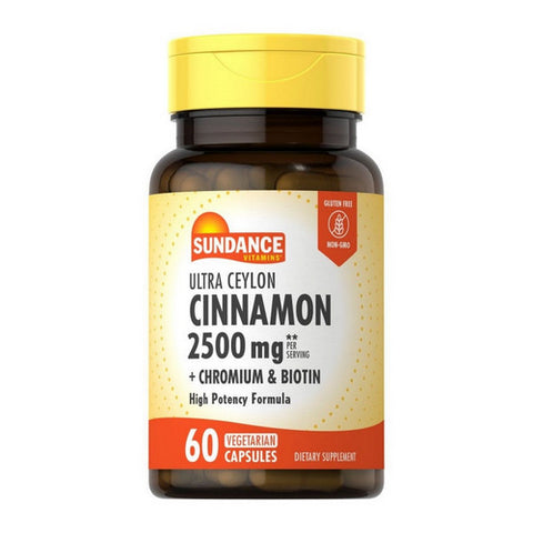 Sundance, Ultra Cinnamon + Chromium & Biotin Capsules, 60 Caps
