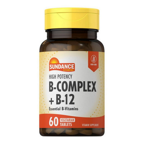 Sundance, Vitamins B-Complex + B-12 Tablets, 60 Tabs