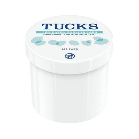 Tucks, Medicated Cooling Hemorrhoidal Relief Pads, 100 Count Tucks