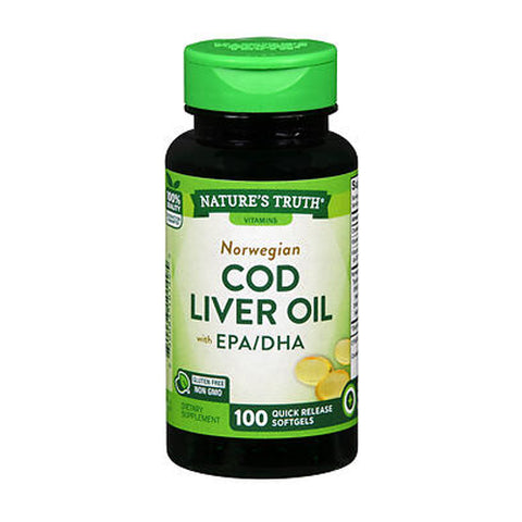 Nature's Truth, Norwegian Cod Liver Oil, 100 Caps