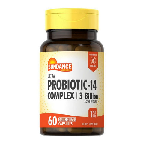 Sundance, Ultra Probiotic-10 Complex Quick Release Capsules, 60 Caps