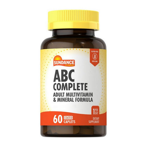 Sundance, Vitamins Abc Complete Adult Multivitamin & Mineral Formula Coated Caplets, 60 Tabs