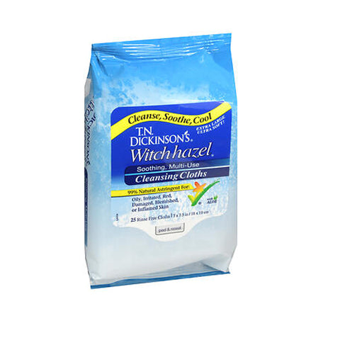 T.N. Dickinson's, Witch Hazel Cleansing Cloths, 25 Each
