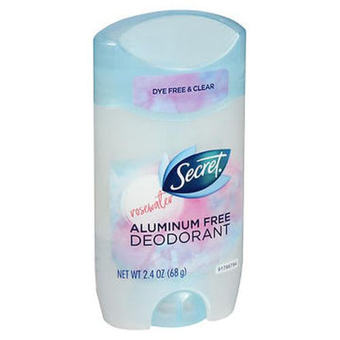 Secret Aluminum Free Deodorant Stick Rosewater 2.4 Oz by Pepto-Bismol