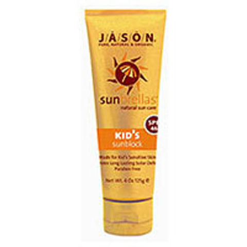 Jason Natural Products, Kids Sun Block, SPF45 4 Oz