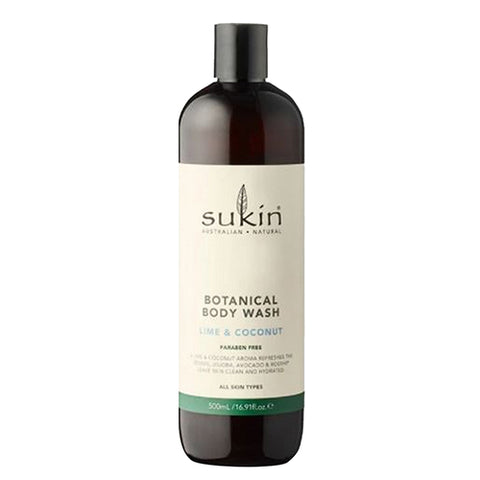 Sukin, Botanical Lime Coconut Body Wash, 16.9 Oz