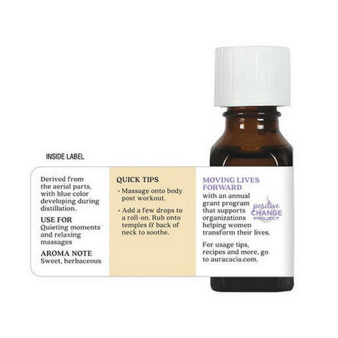 Aura Cacia, Essential Oil, Tansy in Jojoba 0.5 Oz