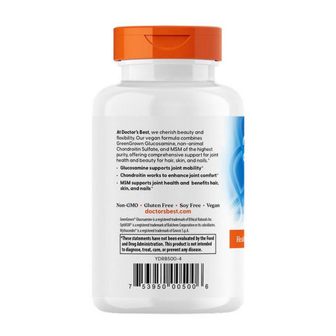 Doctors Best, Vegan Glucosamine Chondroitin MSM, 120 Veg Caps