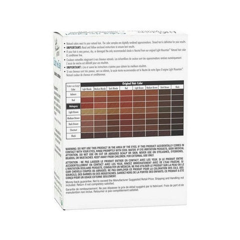 Light Mountain, Color the Gray Natural Haircolor And Conditioner Auburn, Auburn 7 Oz Light Mountain