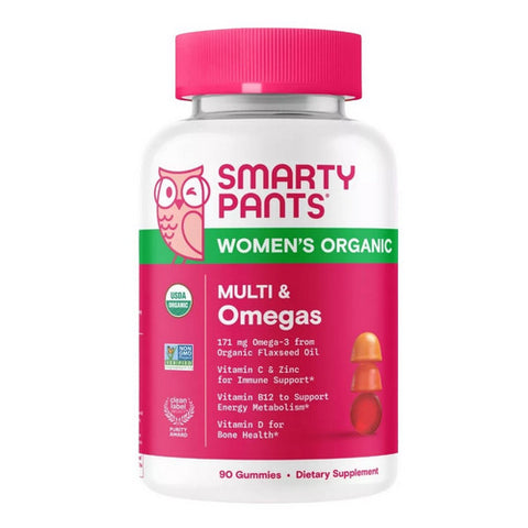 SmartyPants, Organic Women's Complete Multivitamin, 90 Vegetarian Gummies