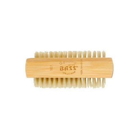 Bass Brushes, Double Sided Nail Brush Wet Dry, 1 Each