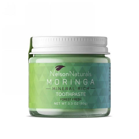 Nelson Naturals, Activated Charcoal Toothpaste, Moringa Forest Fresh 3.3 Oz