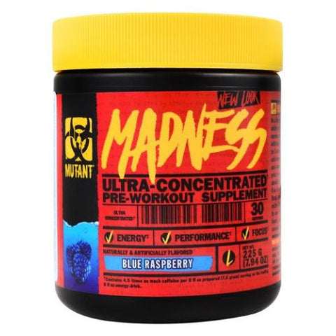 Mutant, Mutant Madness, Blue Raspberry 30 Each