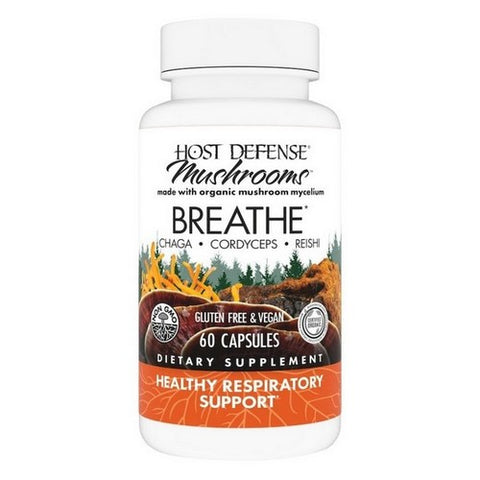 Host Defense, Breathe Capsules, 60 Cap