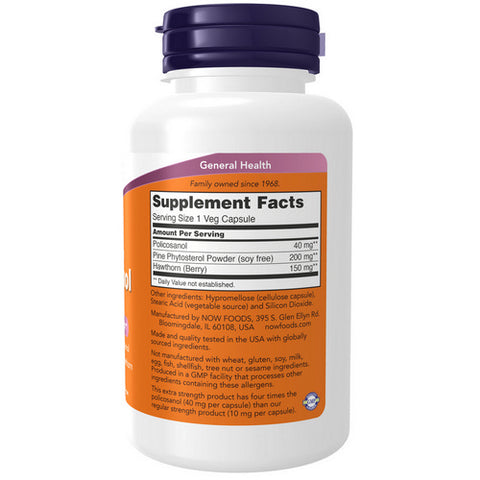 Now Foods, Policosanol Extra Strength, 90 Veg Caps