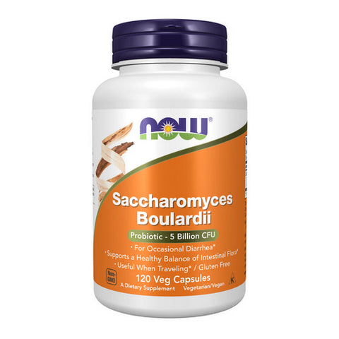 Now Foods, Saccharomyces Boulardi, 120 Veg Caps